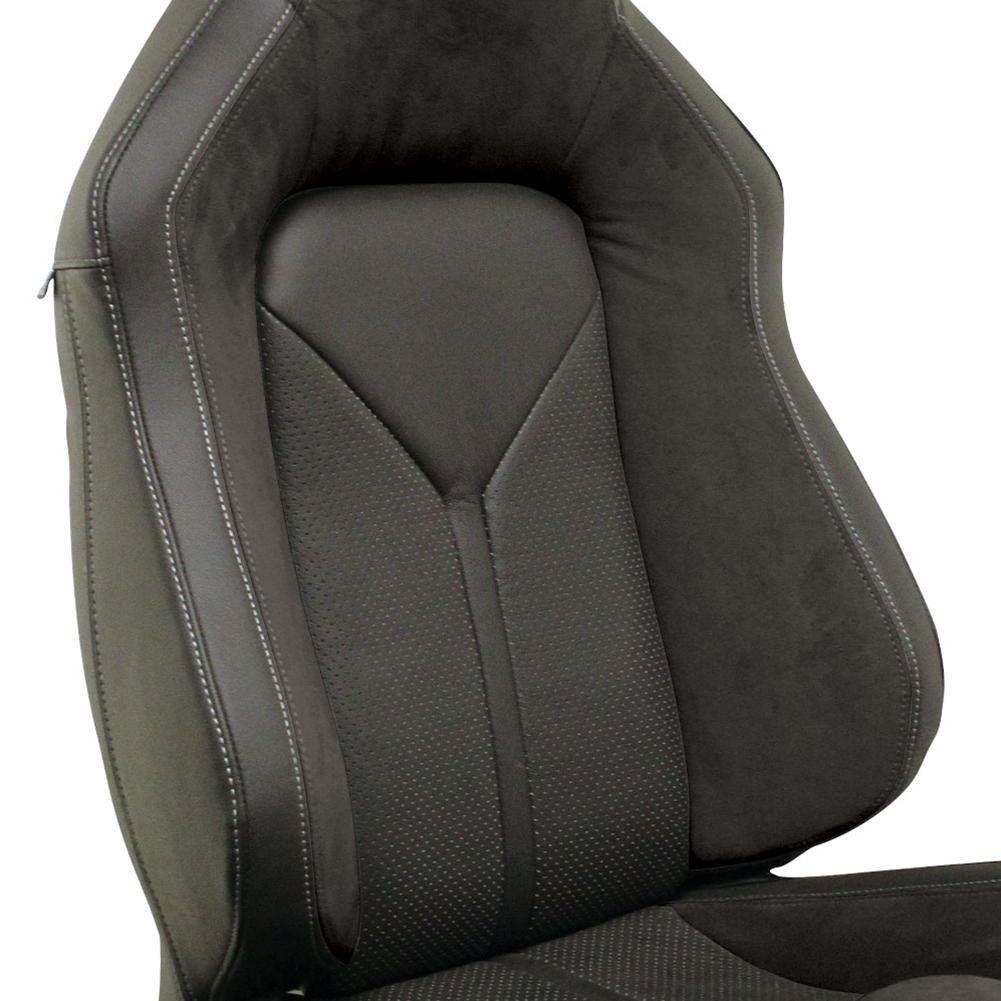 Corvette Sport Seat Foam & Seat Covers - Black/Black : 2005 - 2013 C6, Z06, GS & ZR1