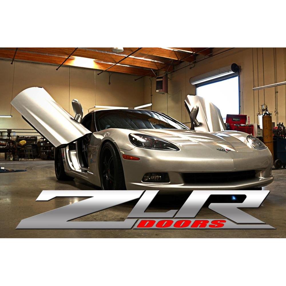 Corvette Lambo Style Vertical Doors - ZLR Hinge Kit : 2005-2013 C6, Z06, ZR1, Grand Sport