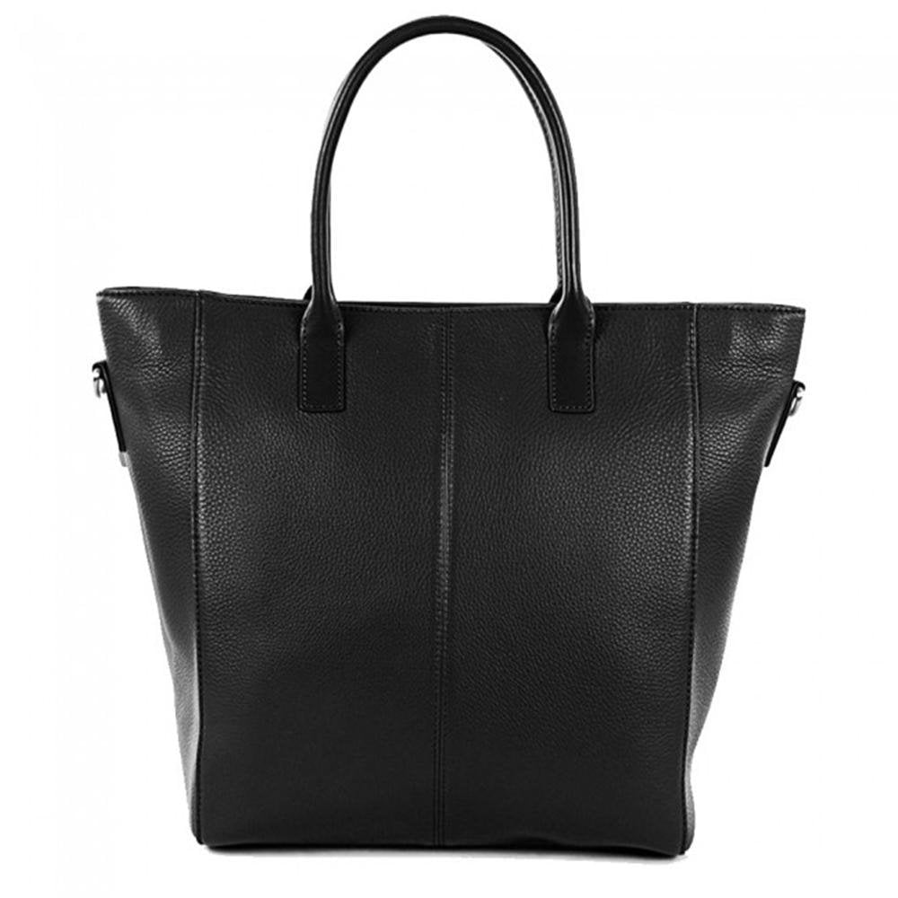 Next Generation Corvette Leather Crossbody Tote : Black