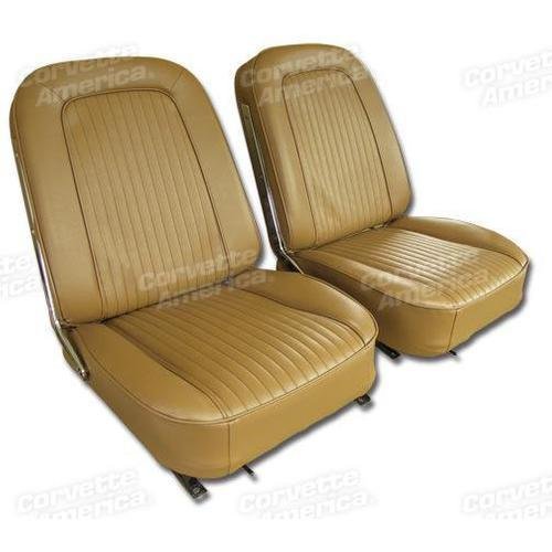 Corvette Vinyl Seat Covers. Saddle: 1964