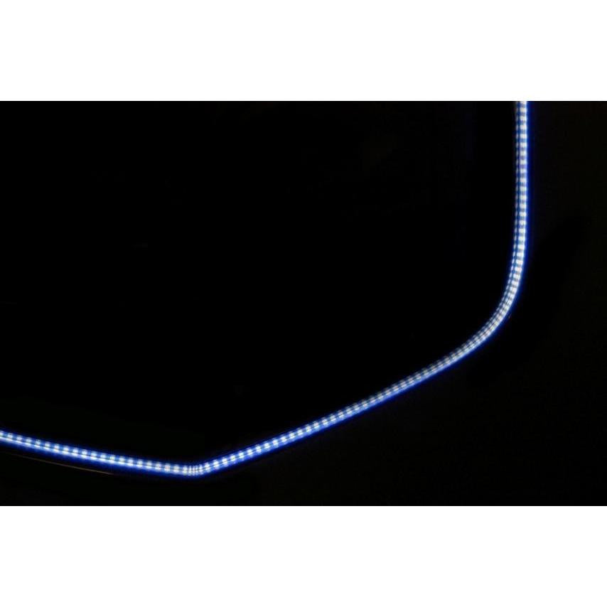 Corvette ZR1 Hood Insert Kit 5 Pc. Illuminated - Perforated Stainless Steel : 2009-2013 ZR1