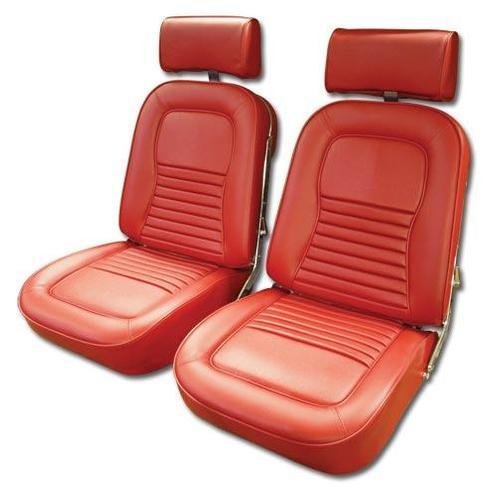 Corvette Vinyl Seat Covers. Red: 1967