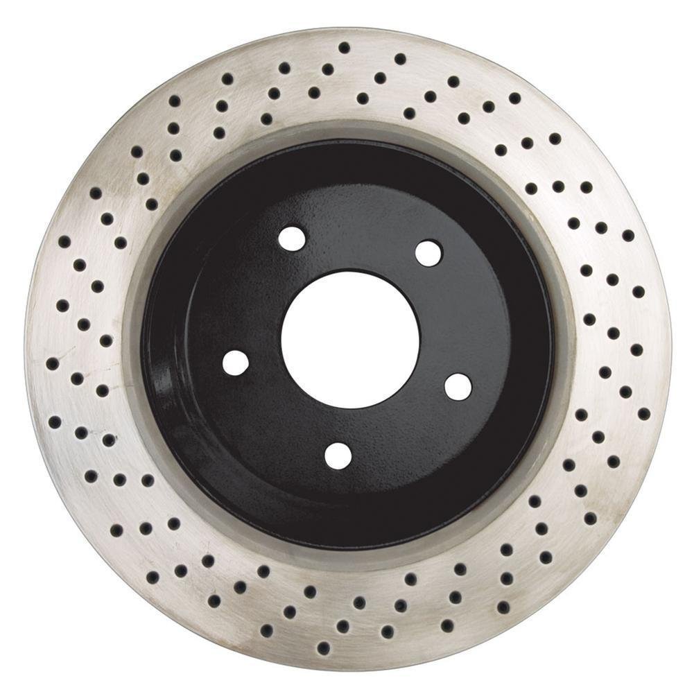 Corvette Brake Rotor Hub Covers - Black (Set) : 2005-2013 C6 Z51