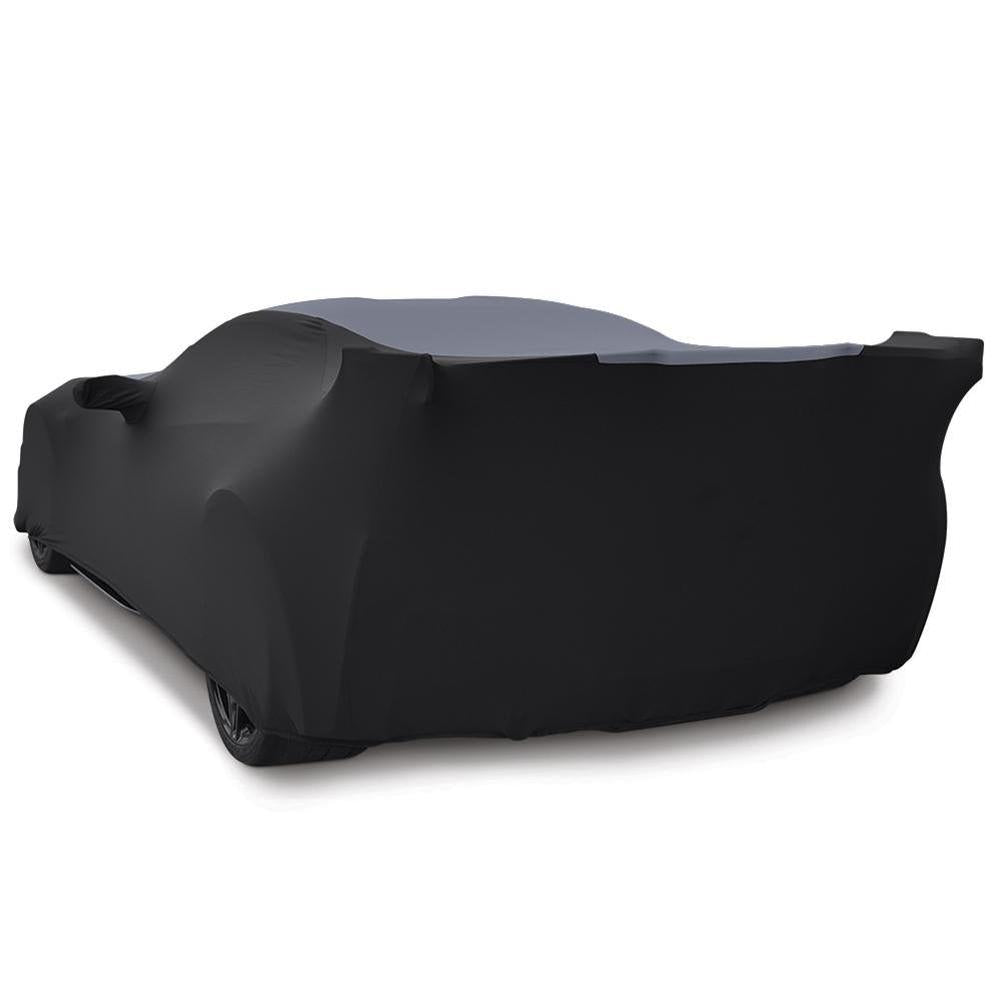 Corvette Ultraguard Stretch Satin Sport Car Cover - Gray/Black - Indoor : C7 Stingray, Z51, Z06, Grand Sport, ZR1
