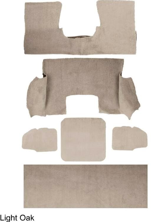 Corvette Carpet Kit Replacement for Coupe Rear Only : 1997-2004 C5