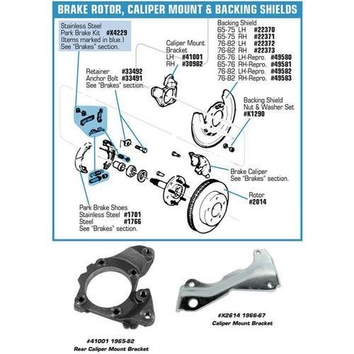 Corvette Caliper Changeover Kit Front O-Ring: 1965-1982