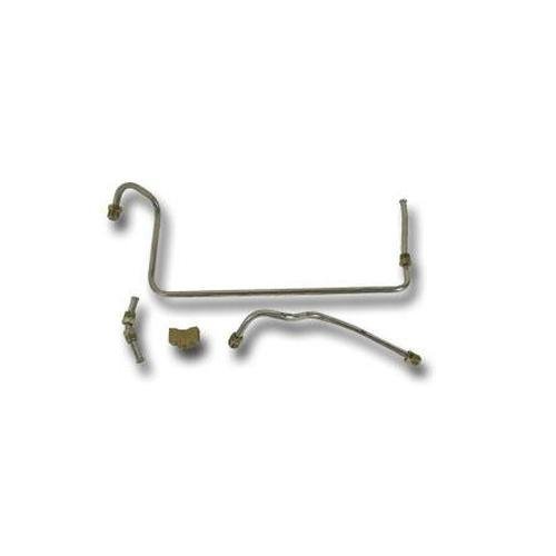 Corvette Gas Line. Stainless Steel - Pump To Carburetor LS6: 1971-1972