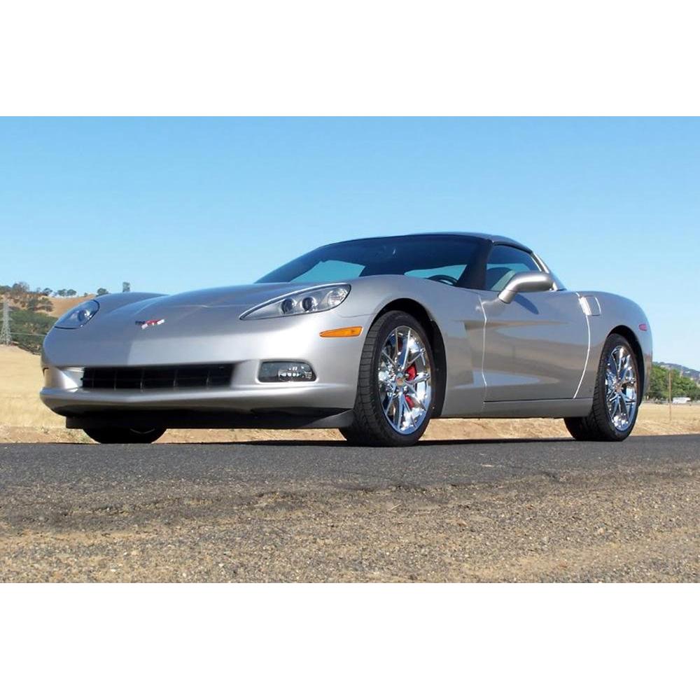 2009 C6Z06 Spyder Corvette GM Wheel Exchange (Set) : Chrome 18x9.5/19x12 : 2009-2013 Z06