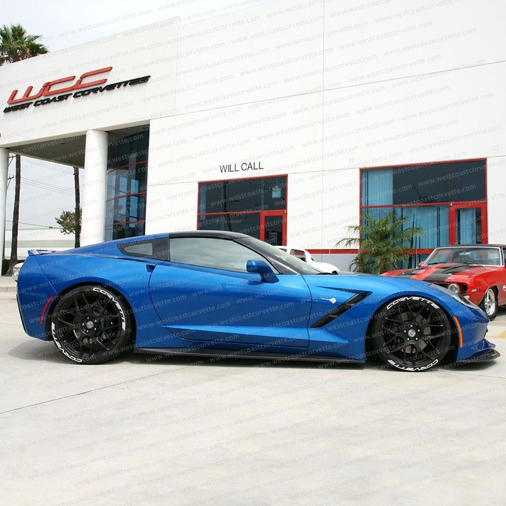 Corvette Tire Stickers - Permanent 1" : C7 Corvette