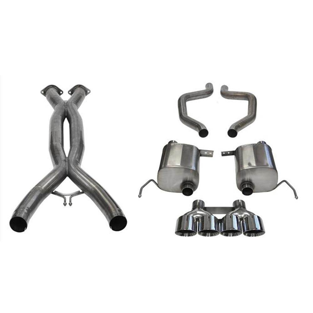 Corvette CORSA Xtreme Axle-Back Performance Exhaust System - Quad 4.50" Round Tips : C7 Z06