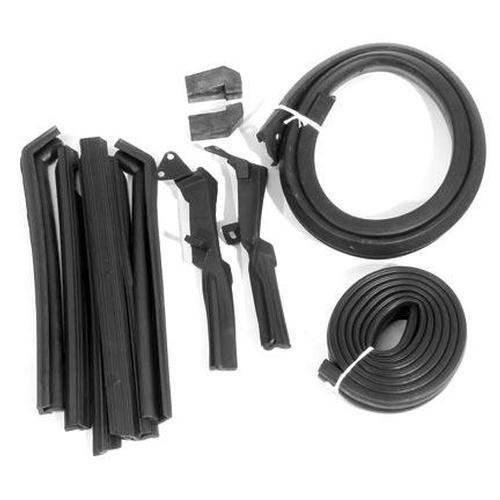 Corvette Weatherstrip Kit. Convertible Top 12 Piece: 1961-1962