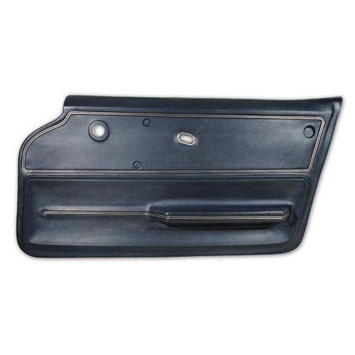 Corvette Door Panel. Dark Blue Convertible With Trim RH: 1966