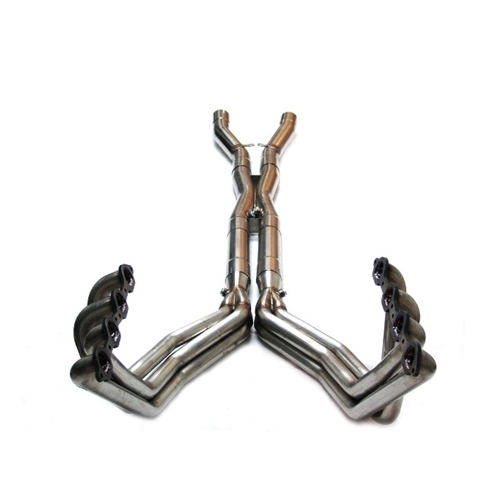 Corvette Header Package - LG Pro Long Tube w/X-Pipe: 2006-2013 Z06