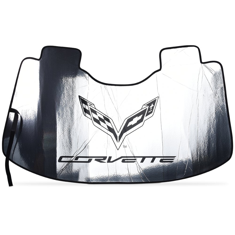 Corvette Windshield Sunshade with C7 Logo : C7 Stingray, Z51, Z06, Grand Sport