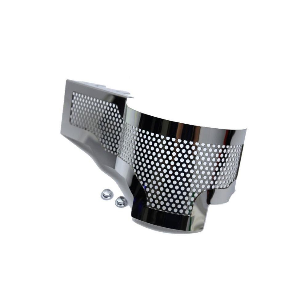 Corvette Alternator Cover Perforated Polished - Stainless Steel : C7 Z06