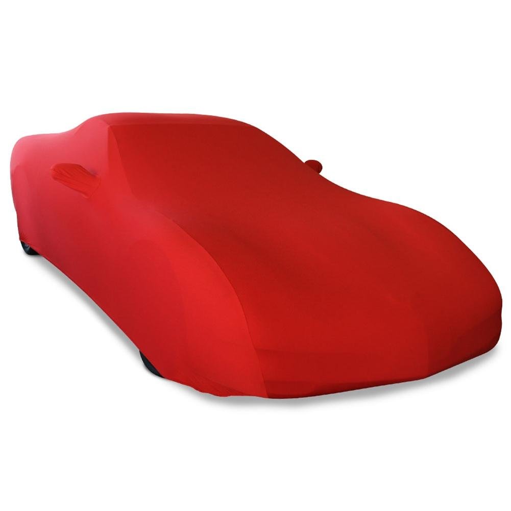 Corvette Ultraguard Stretch Satin Car Cover - Red - Indoor : 1997-2004 C5 & Z06