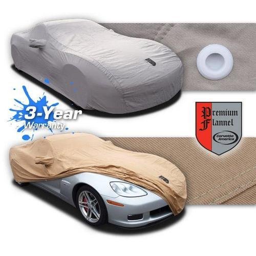 Corvette Car Cover. Premium Flannel Gray: 1984-1990