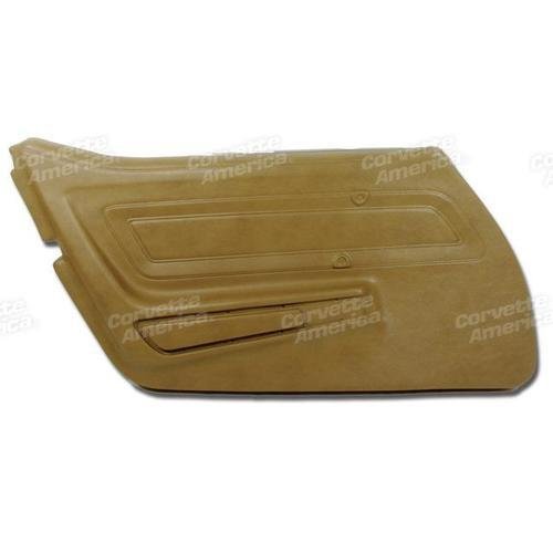 Corvette Door Panel. Medium Saddle LH: 1973-1975