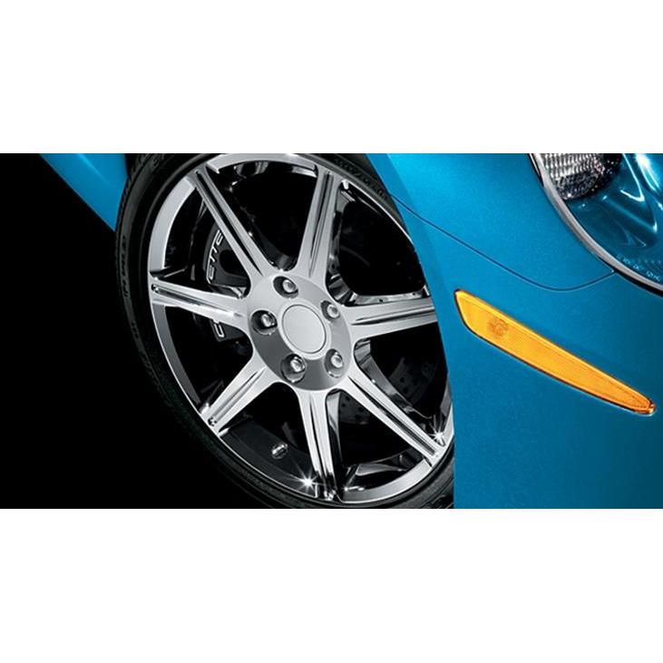 Corvette GM 7 Spoke Wheels - Chrome - Set of 4 : 2005-2013 C6