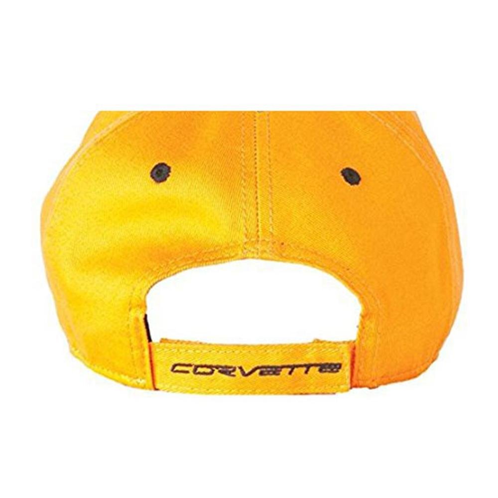 C7 Corvette Racing Hat/Cap : Black/Yellow