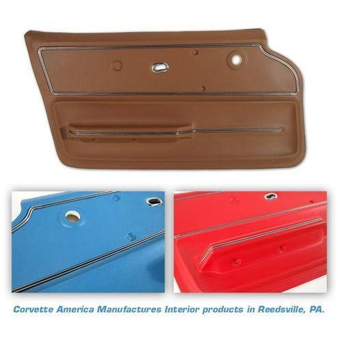Corvette Door Panel. Green Convertible With Trim LH: 1967