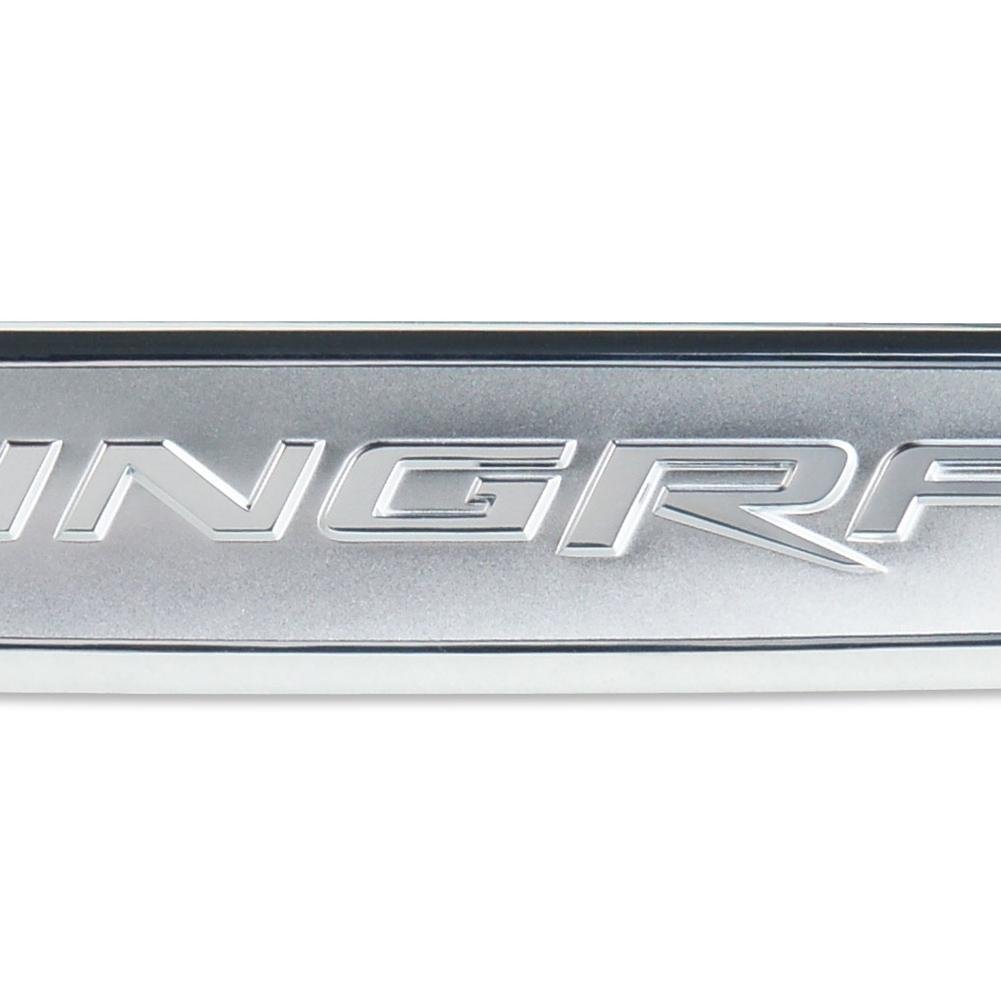 C7 Corvette Stingray Interior Dash Trim Badge - Stingray Script : Chrome