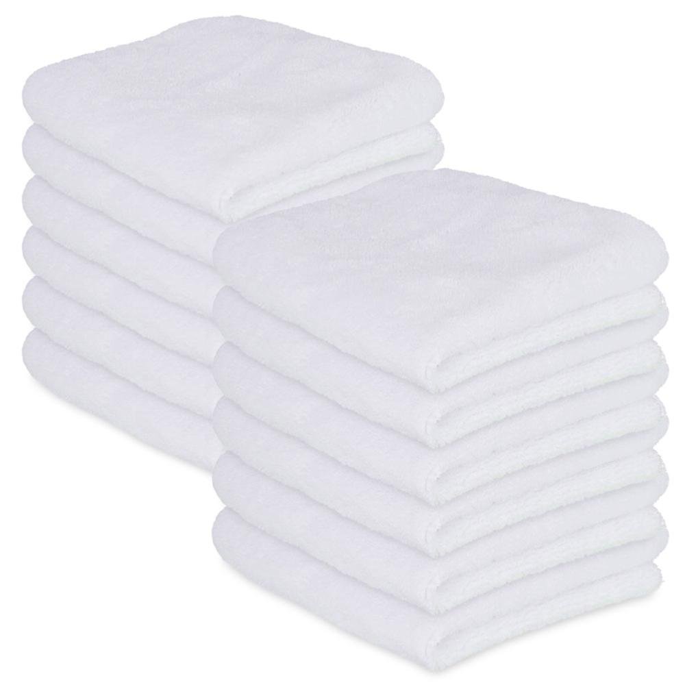 Liquid X Premium Microfiber Detailing Towels - 16" x 16" : White