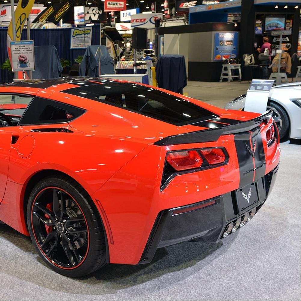 C7 Corvette Stingray Rear Spoiler - Blade Style : Painted