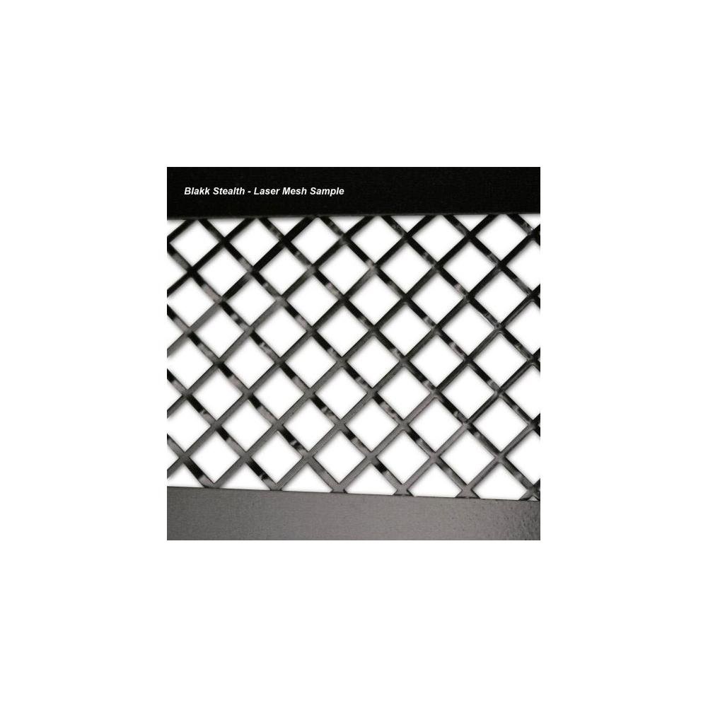 Corvette Z06 Front Air Dam - Laser Mesh Stainless Steel Black Stealth : 2006-2013 Z06,ZR1, Grand Sport