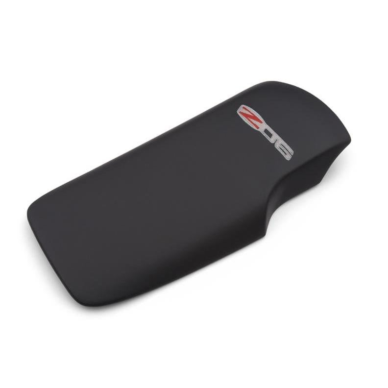 Corvette Console Lid Cover - GM Embroidered : 2005-2013 C6,Z06,ZR1,Grand Sport