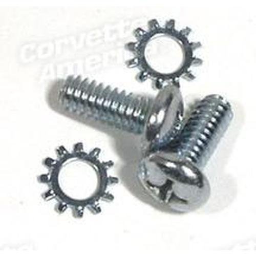 Corvette Dimmer Switch Screws.: 1955-1976