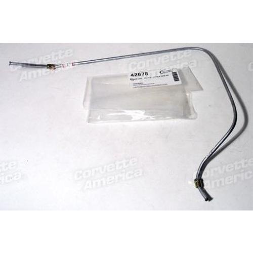 Corvette Brake Line. Proportioning Valve To Left Front Block - W/O PB: 1968