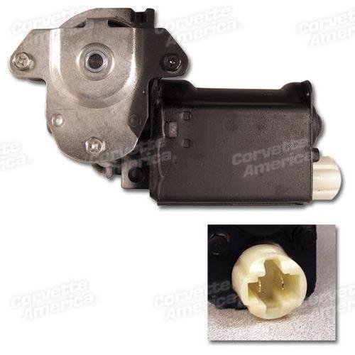 Corvette Power Window Motor - Left Hand - Flat Style 76L: 1976-1982