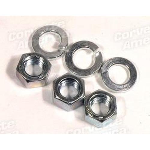 Corvette Master Cylinder Mount Nuts. 6 Piece Set: 1953-1962