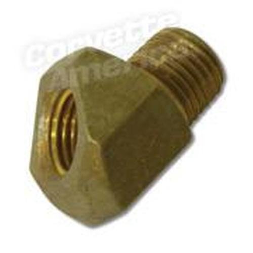 Corvette Fuel Line Flex Hose Fittng. 45 Degree: 1957-1962