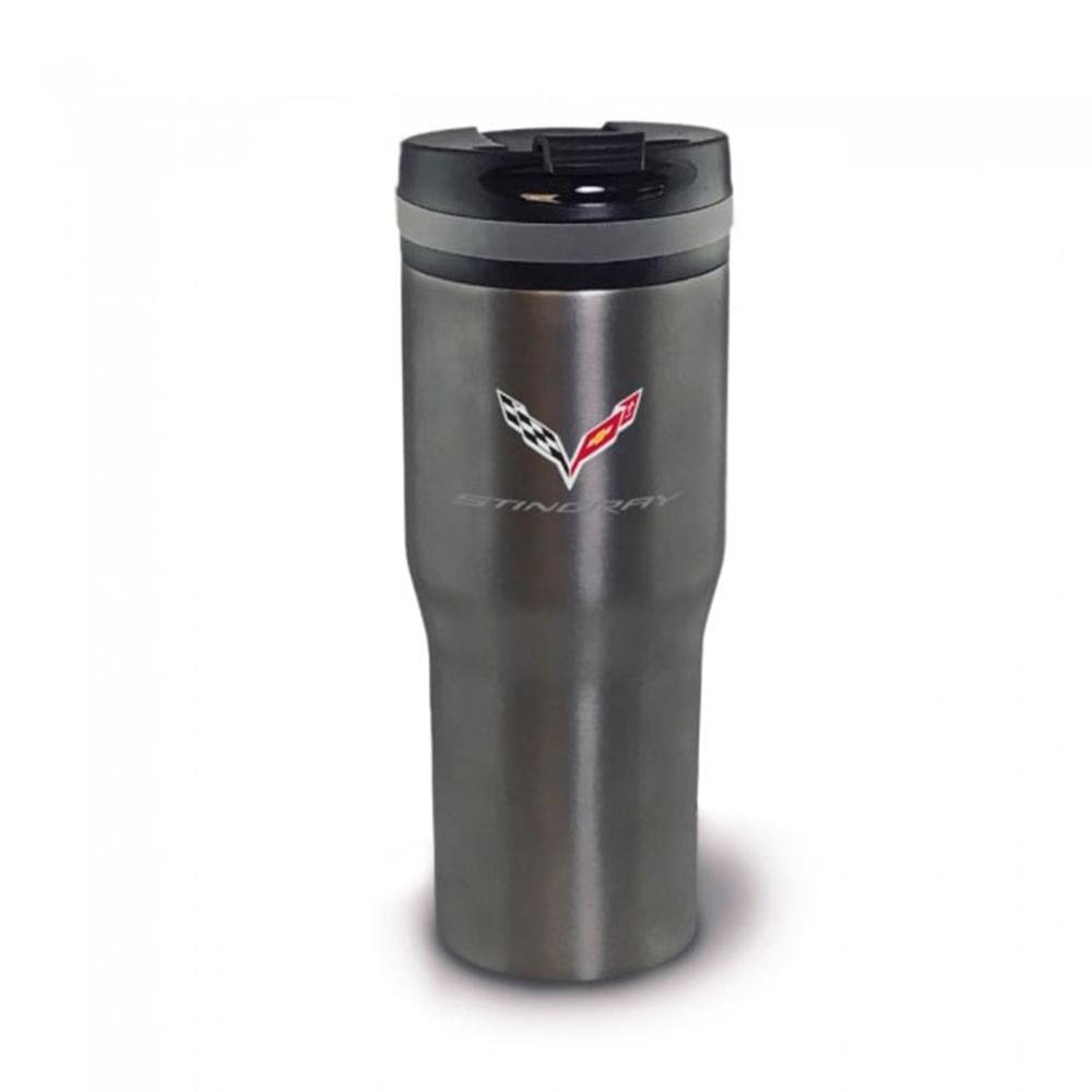 Corvette Arctix Insulated Tumbler - Titanium Finish : C7 Stingray, Z51