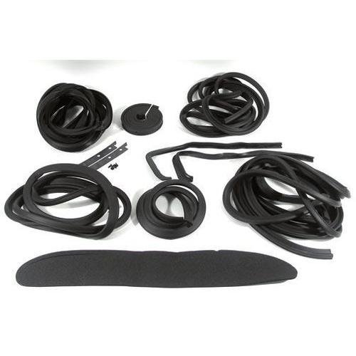 Corvette Weatherstrip Kit. Body 16 Piece: 1956-1957