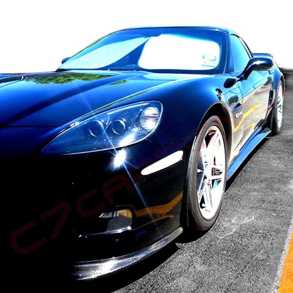 Corvette ZR1 Extended Side Skirts & Mud-flaps - Carbon Fiber : 2006-13 C6 Z06, ZR1, Grand Sport