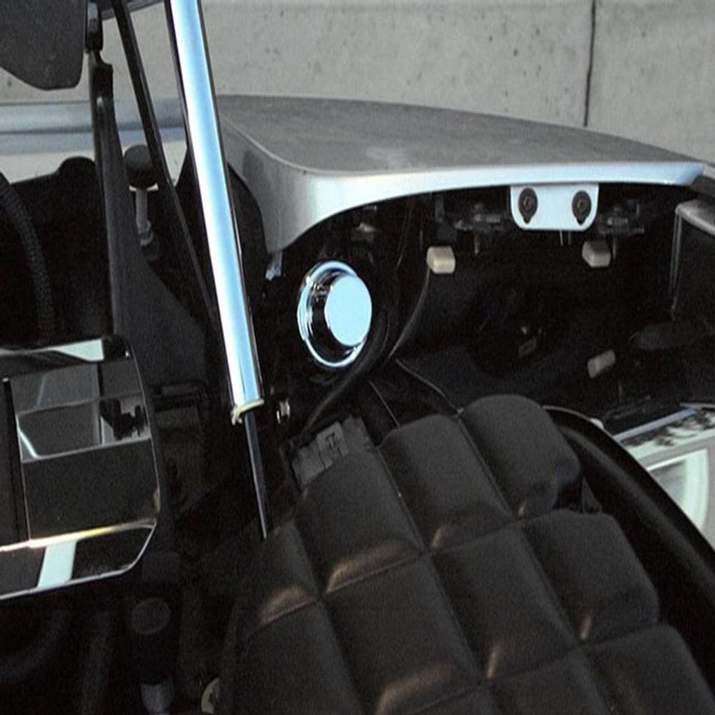 Corvette Headlight Motor Covers 2 Pc. (Set) - Chrome : 1997-2004 C5 & Z06