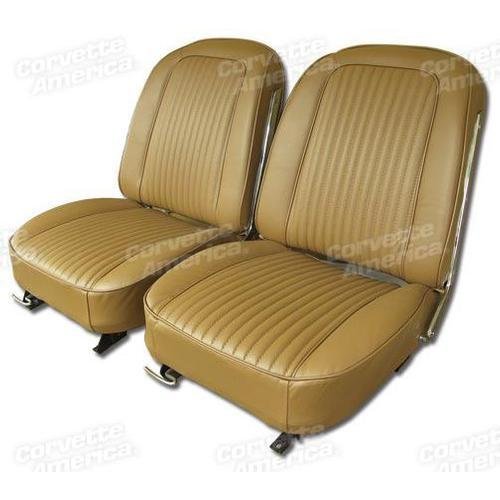 Corvette Leather Seat Covers. Saddle: 1963