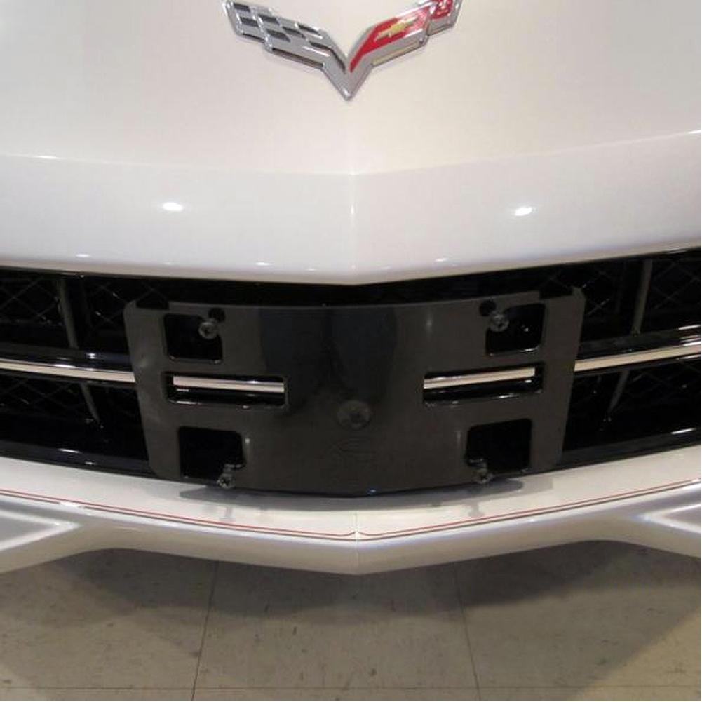 Corvette Front License Plate Bracket - Grille Mount Only : C7 Stingray