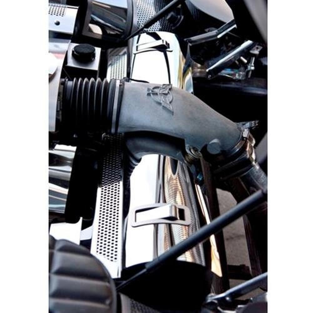 Corvette Radiator Cover - Polished Stainless Steel : 1997-2004 C5 & Z06