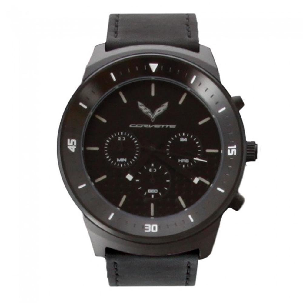 C7 Corvette Men's Signature Chronograph Watch - Black