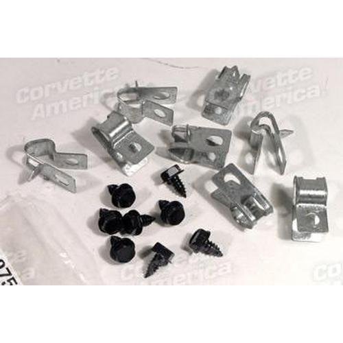 Corvette Fuel Line Clips. 16 Piece: 1971-1973