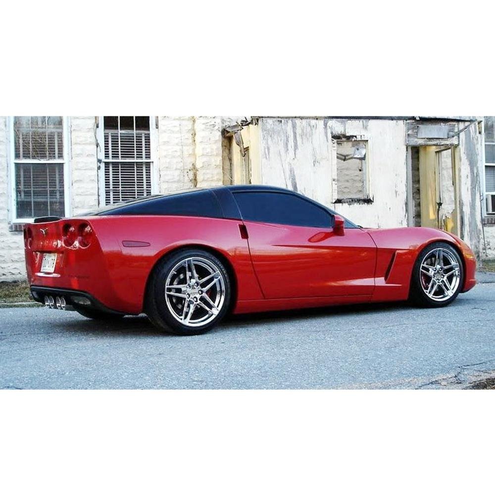 Corvette ACE Slick Wheels (Set) : Chrome 18x9.5/18x11 1997-2013 C5, C6