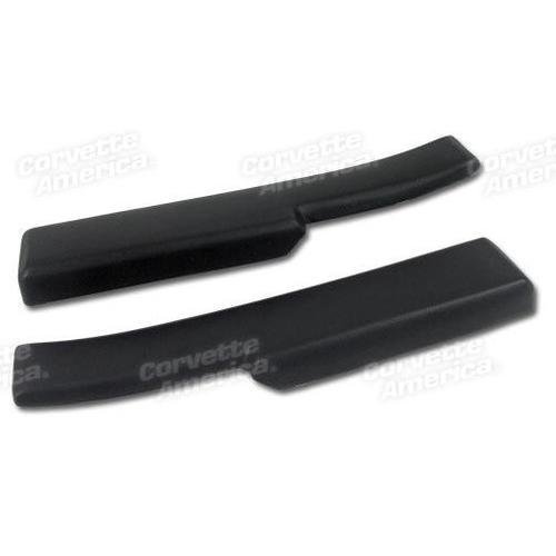 Corvette Door Sill Pads. Graphite: 1984-1987