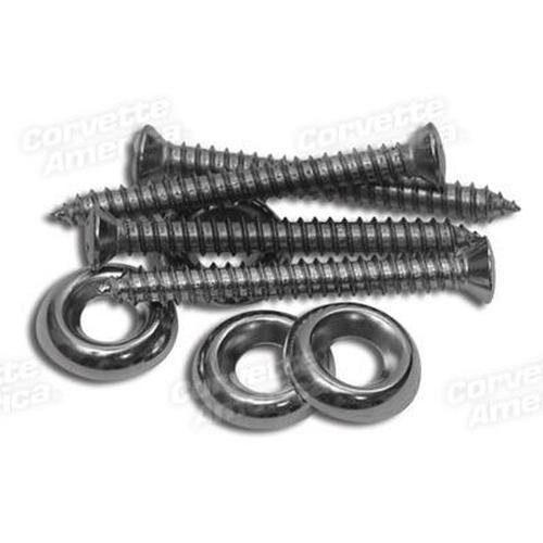 Corvette Door Panel Screw Set. Lower - 8 Piece: 1978-1982