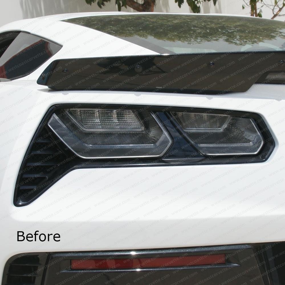 Corvette Blackout Kit - Molded Acrylic Rear Taillights : C7, Stingray, Z51, Z06, Grand Sport