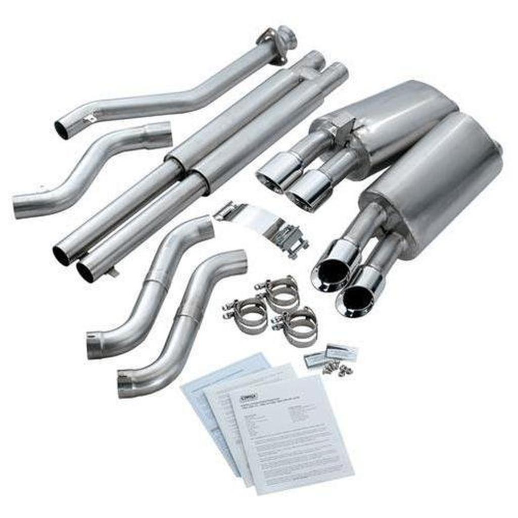 Corvette Corsa Power Pulse Exhaust. LT1 W/Pro Tips: 1992-1995