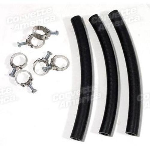Corvette Fuel Line Hose. Rear W/Clamps 36 Gallon Tank: 1963-1967